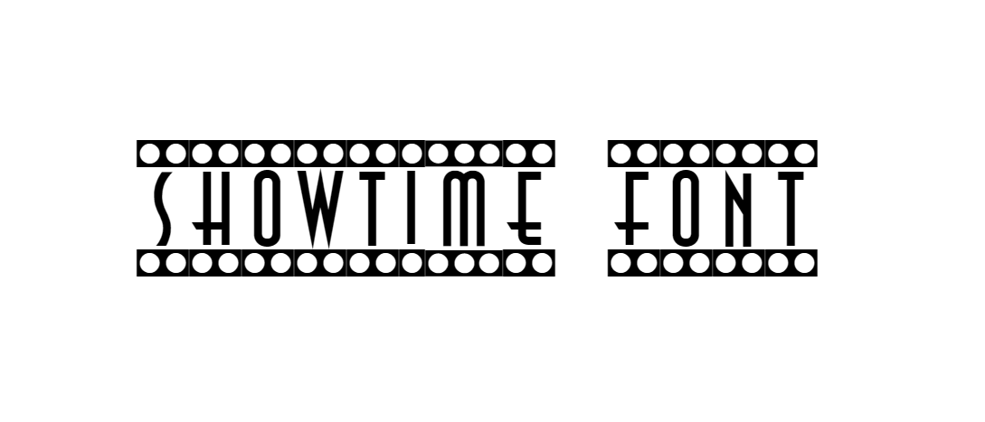 Show time hollywood Font