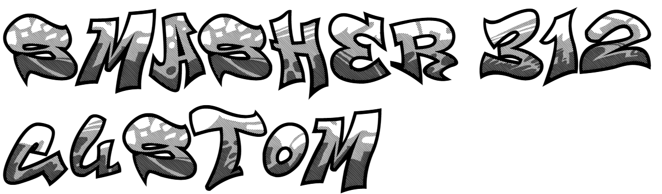 Smasher 312 Custom font download