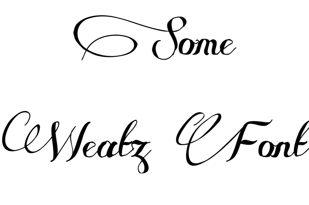 Some Weatz Font download