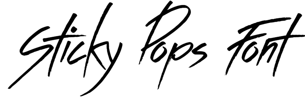 Sticky Pops Font download