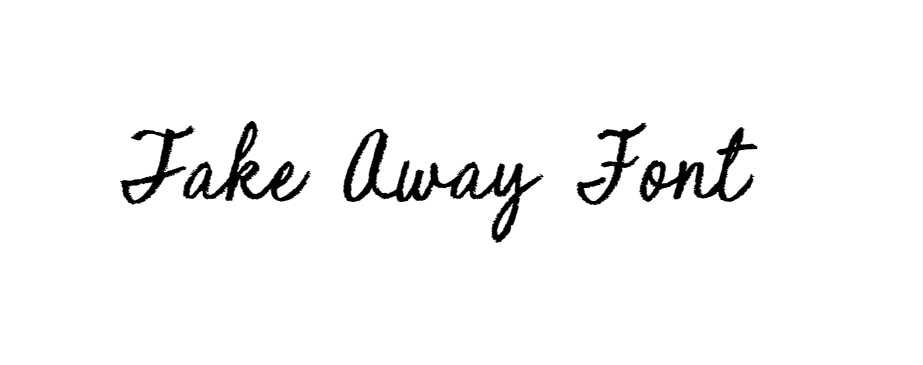 Take Away Font download