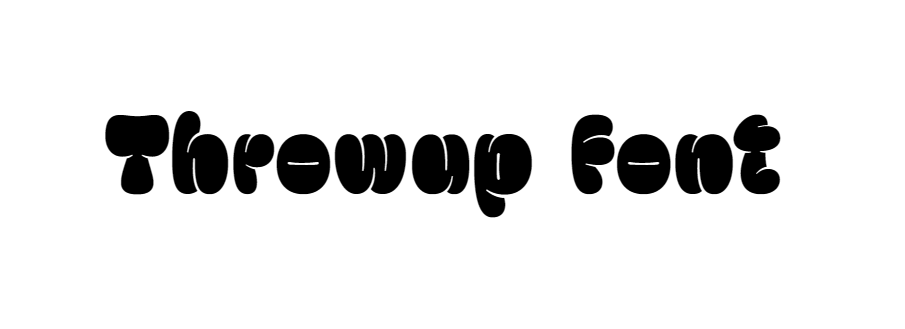 Throw up Font download