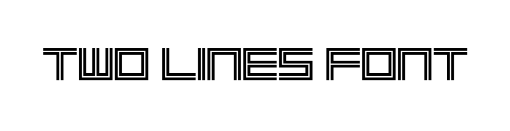 2 Lines font download