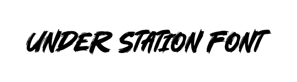 Under Station Font download