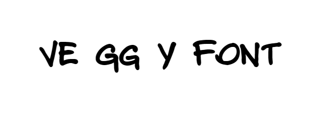 VE Gg Y Font download