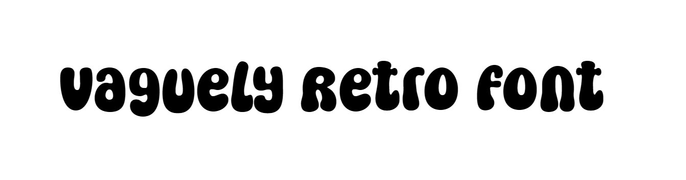 Vaguely Retro font download