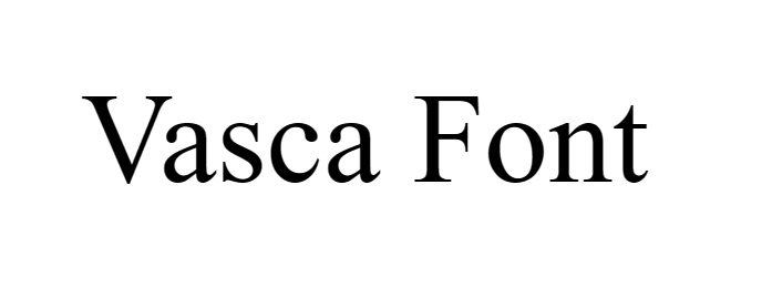 Vasca Font download