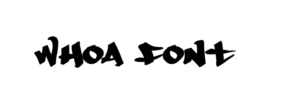 Whoa Font download