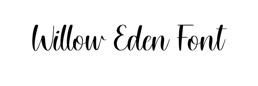 Willow Eden Font download