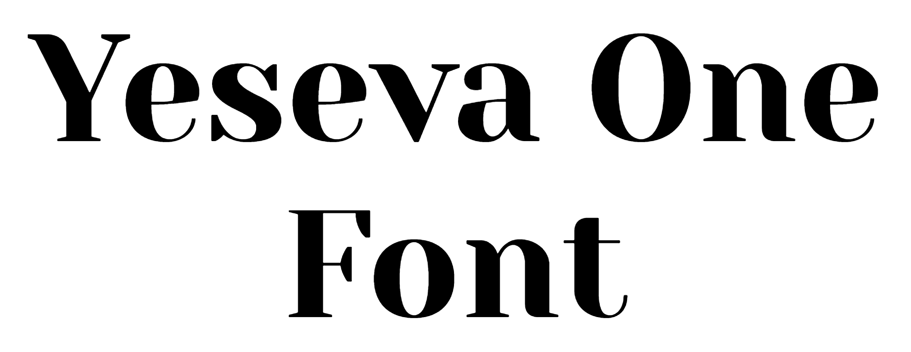 Yeseva One Font download