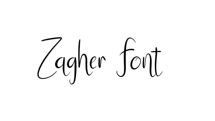 Zagher Font download