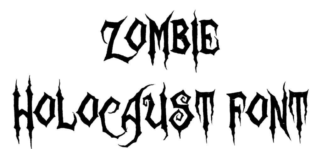 Zombie Holocaust Font download