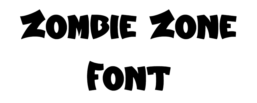 Zombie Zone Font download