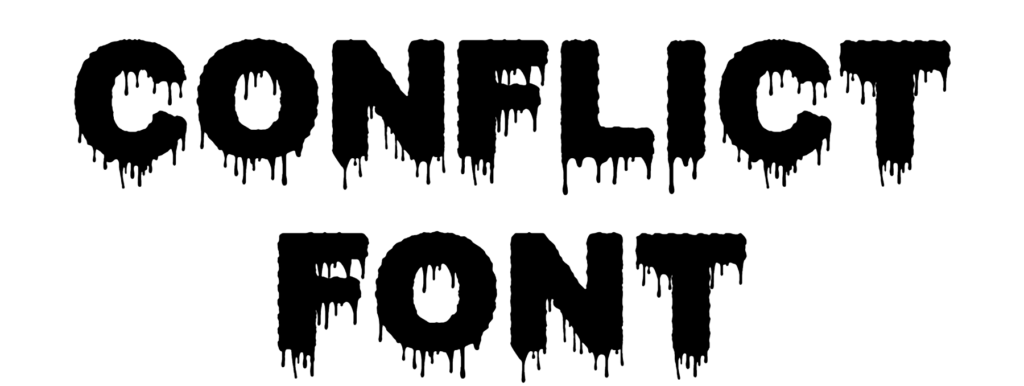 conflict font download