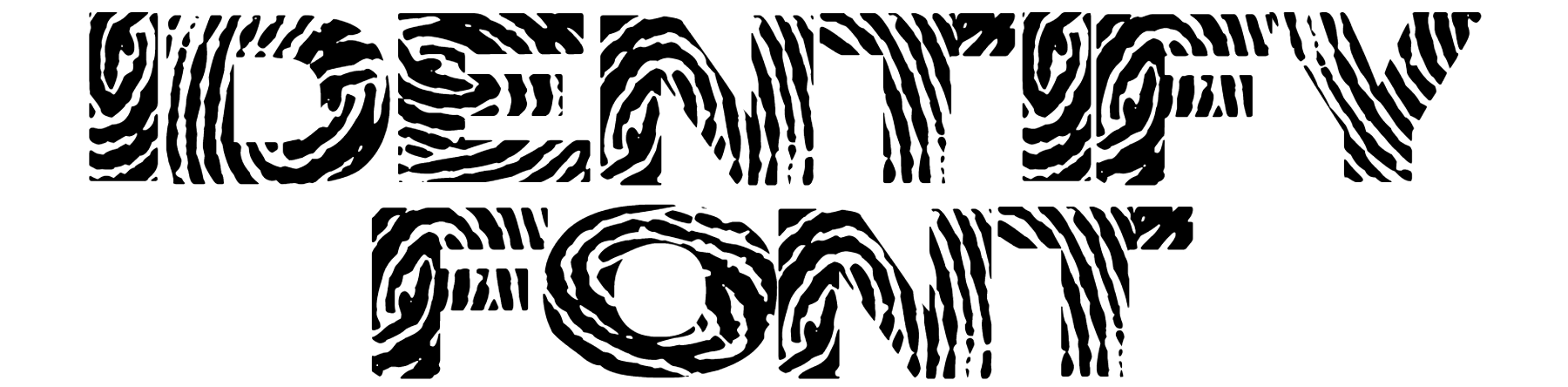 identify Font download , textured, fingerprint, finger, zebra, identification, fingerprinted