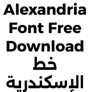 Alexandria Font Free Download, #arabic, #sans serif