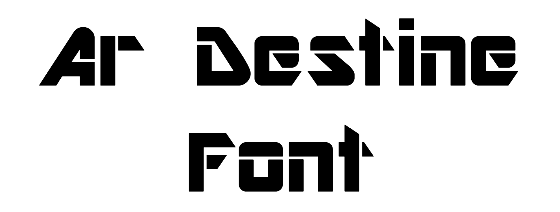 Ar Destine Font download