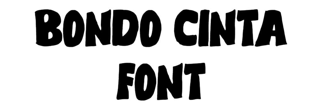 BONDO CINTA Font download