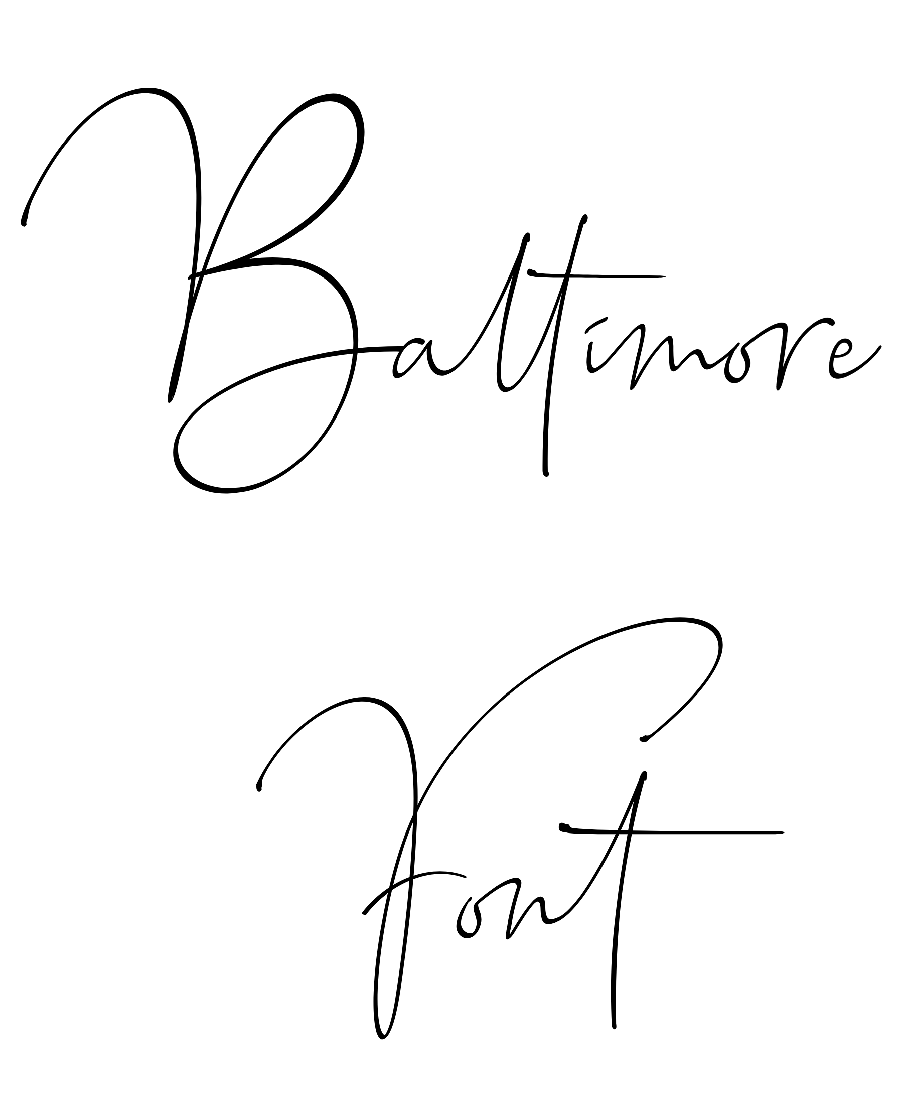 Baltimore Font download