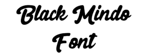 Black Mindo Font download