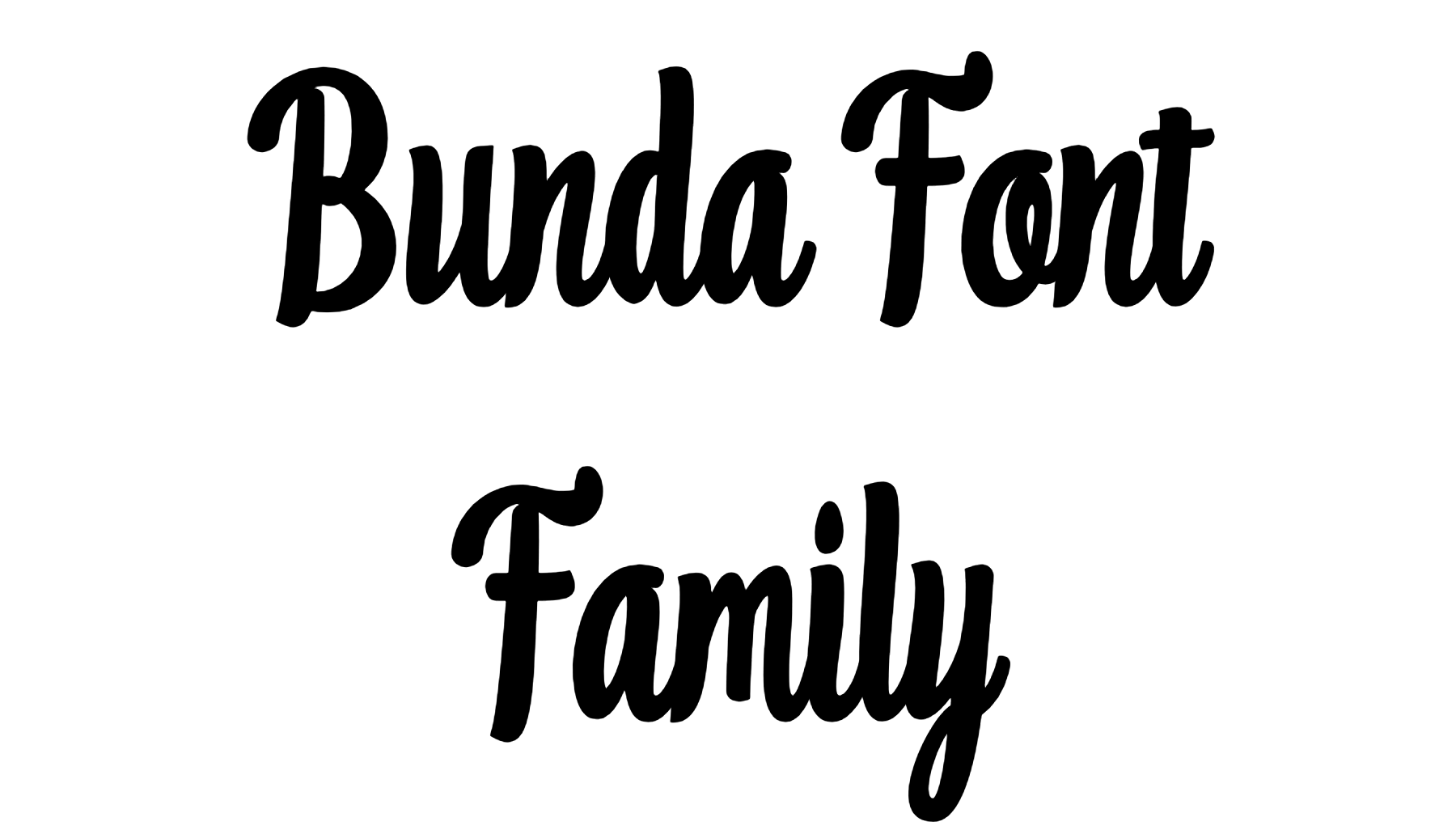 Bunda Font Family download