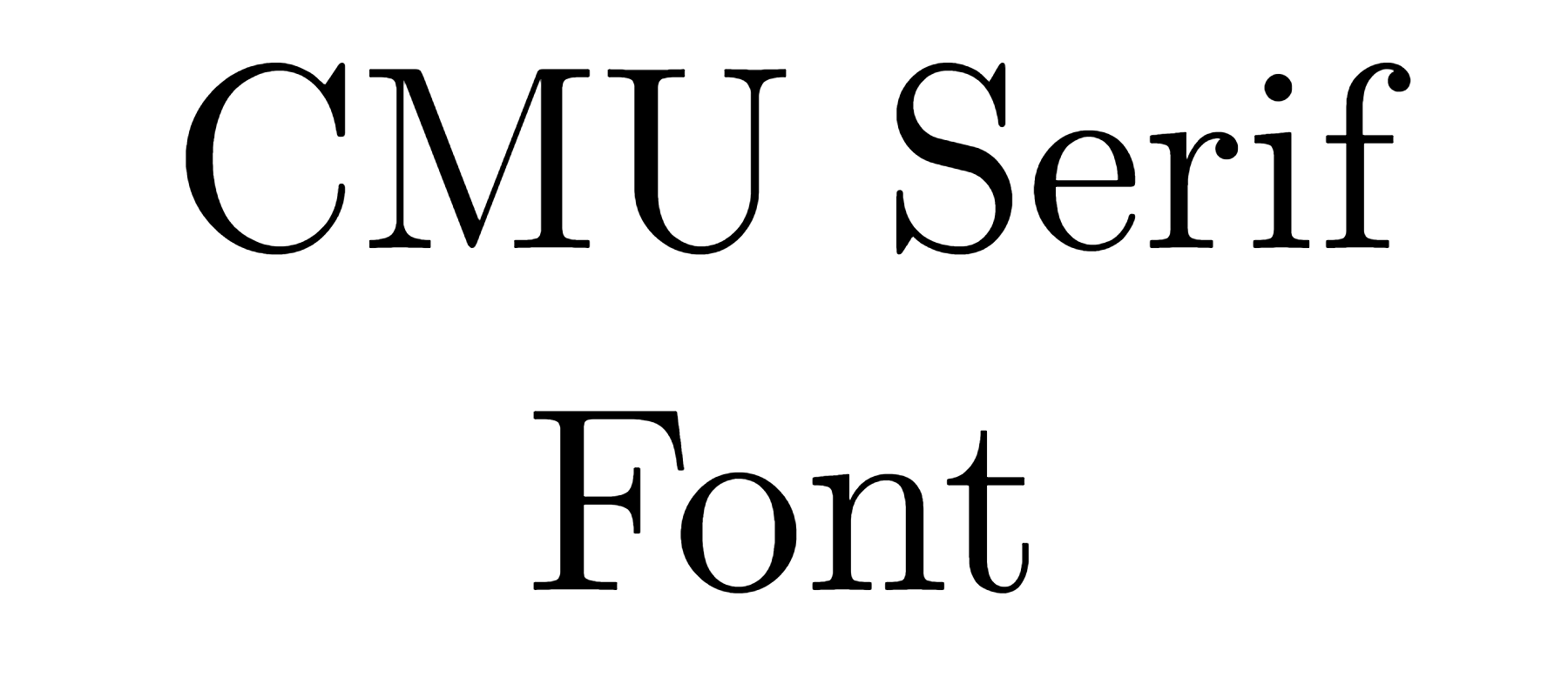 CMU Serif Font download