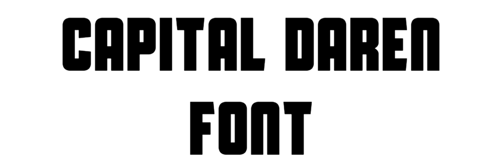 Capital Daren Font