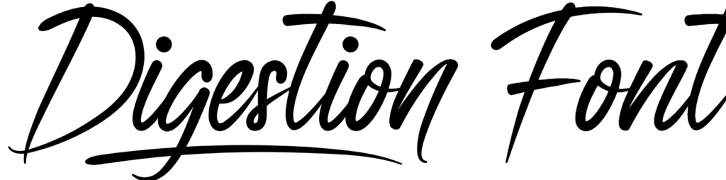 Digestion Font download #Digestion demo, #Digestion script, #Digestion signature