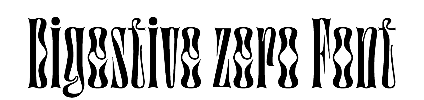 Digestive zero Font download