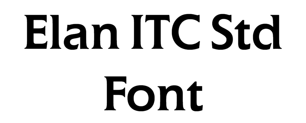 Elan ITC Std Font download