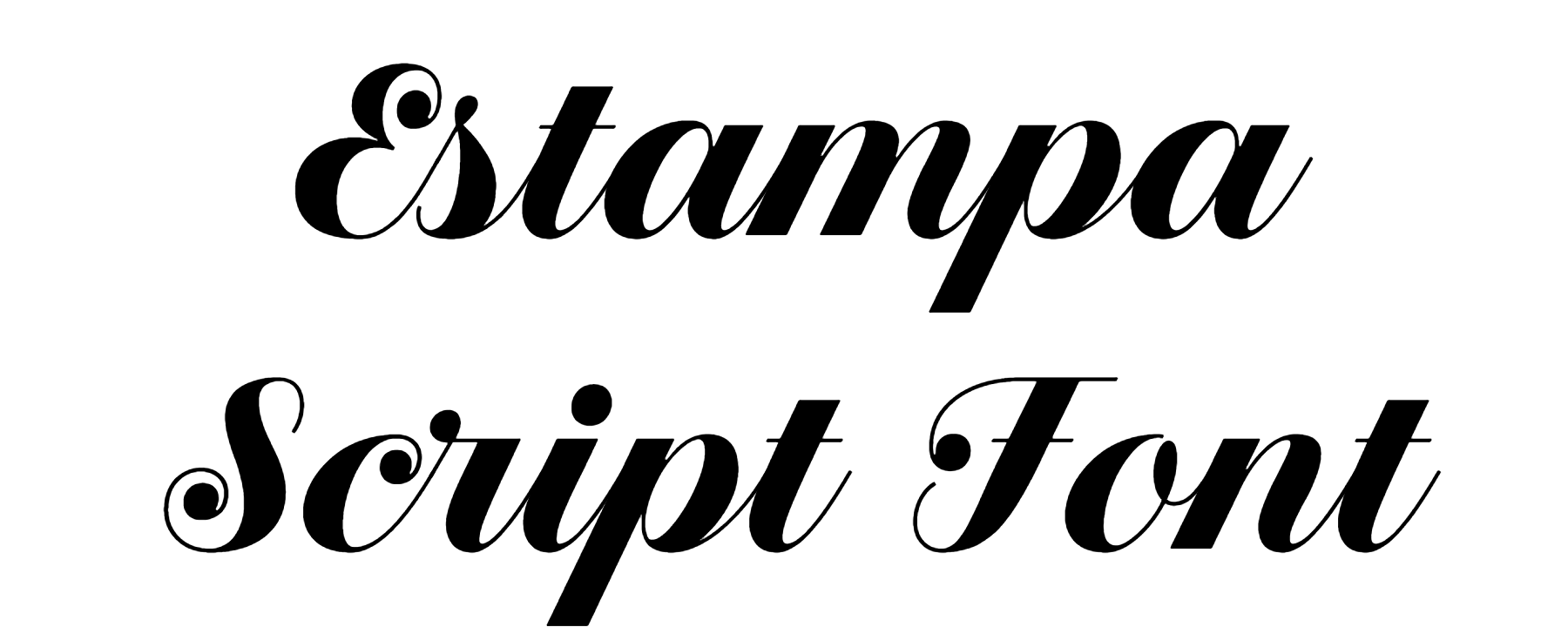 Estampa Script Font download