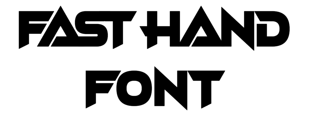 Fast Hand Font download