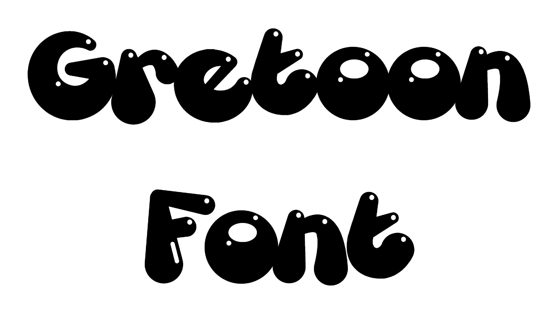 Gretoon Font download