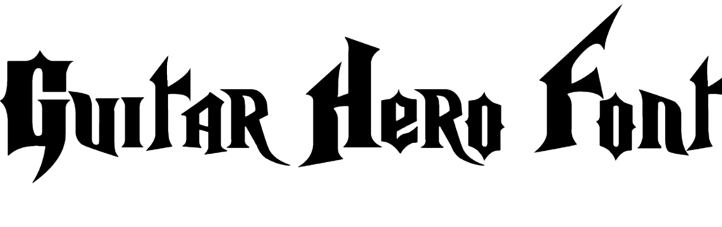 Guitar Hero Font download