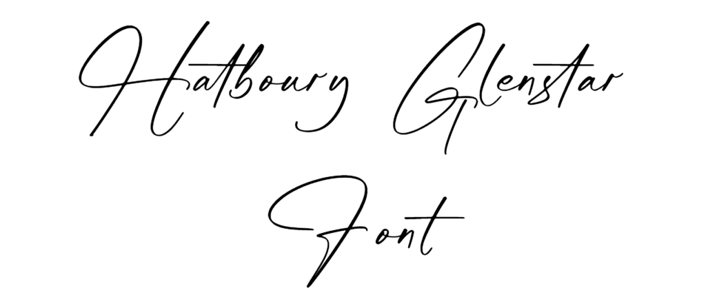 Hatboury Glenstar Font download