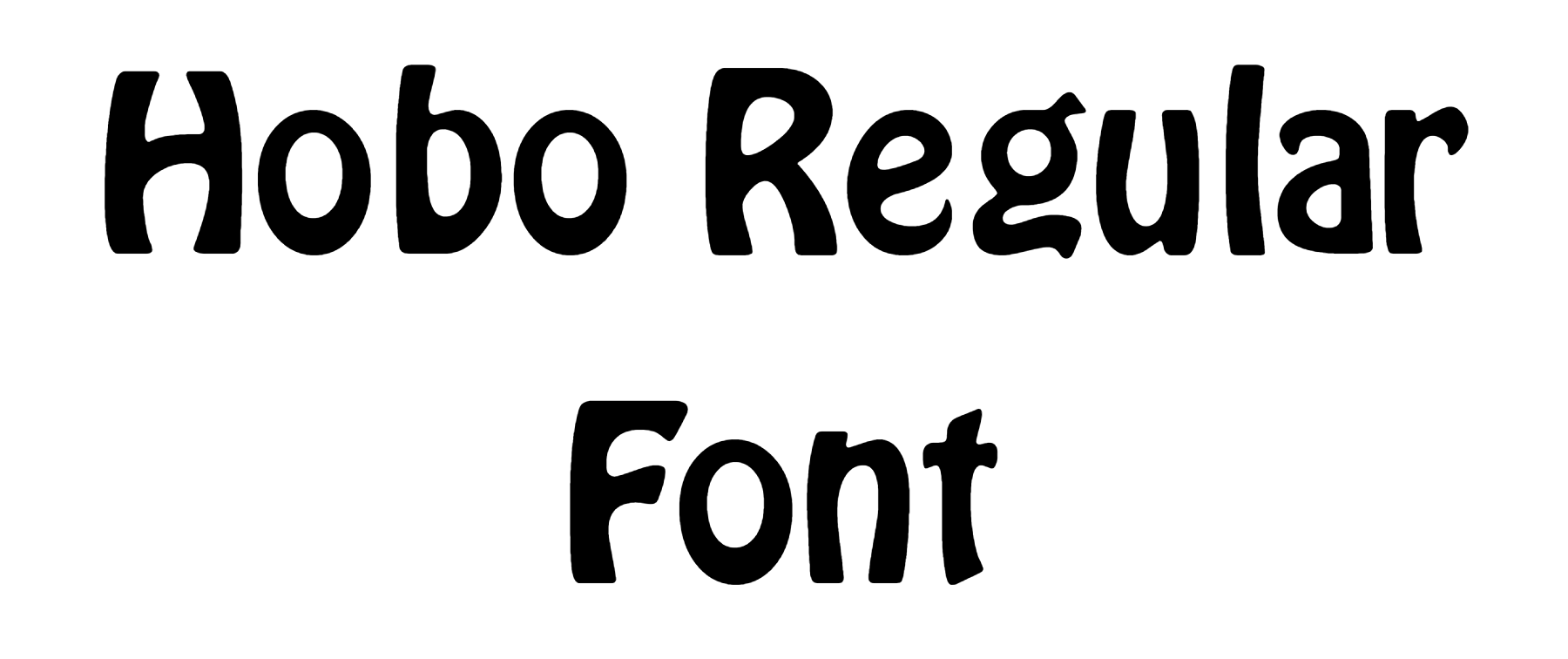 Hobo Regular Font download