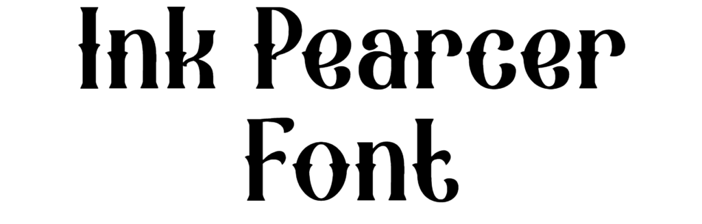 Ink Pearcer Font download