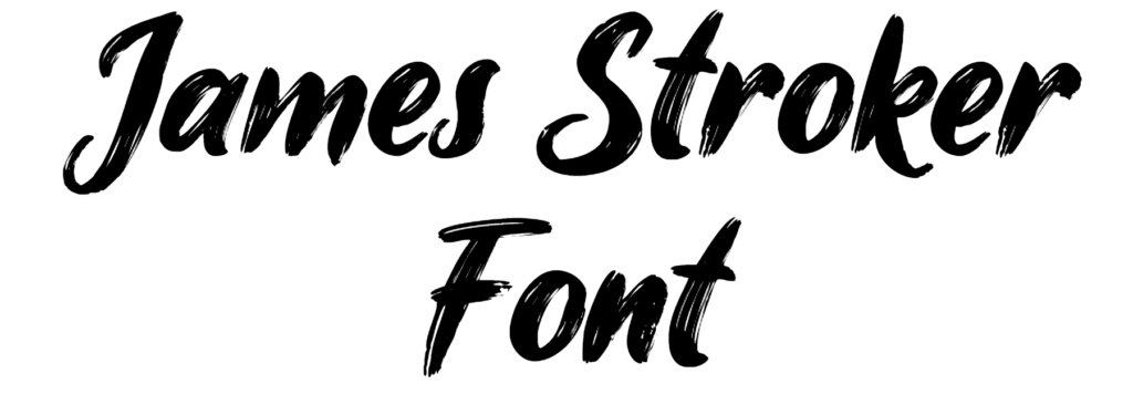 James Stroker Font download