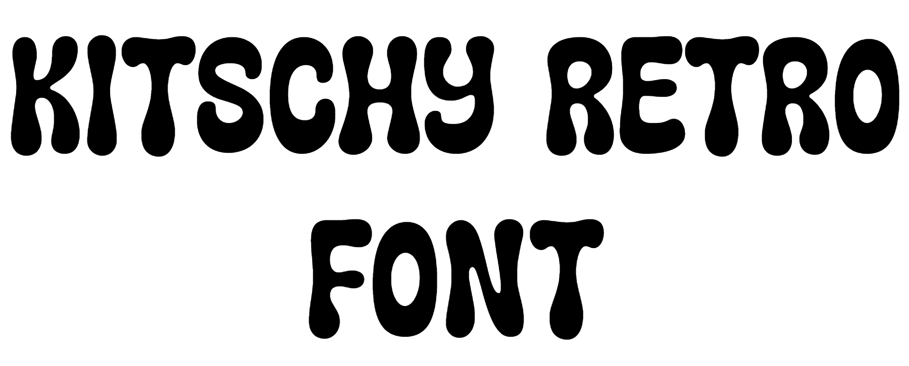 Kitschy Retro Font download