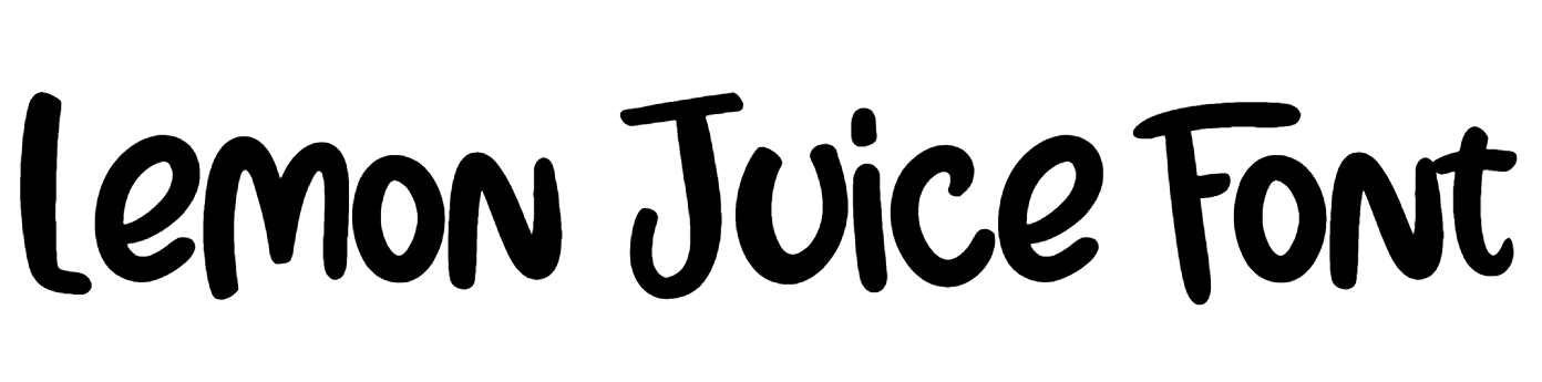 Lemon Juice Font free Download