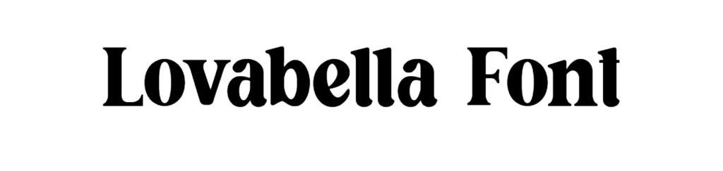 Lovabella Font download, #Lova bella