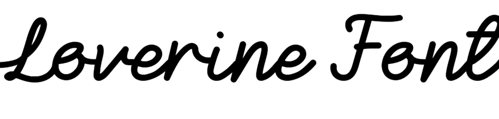 Loverine Font download