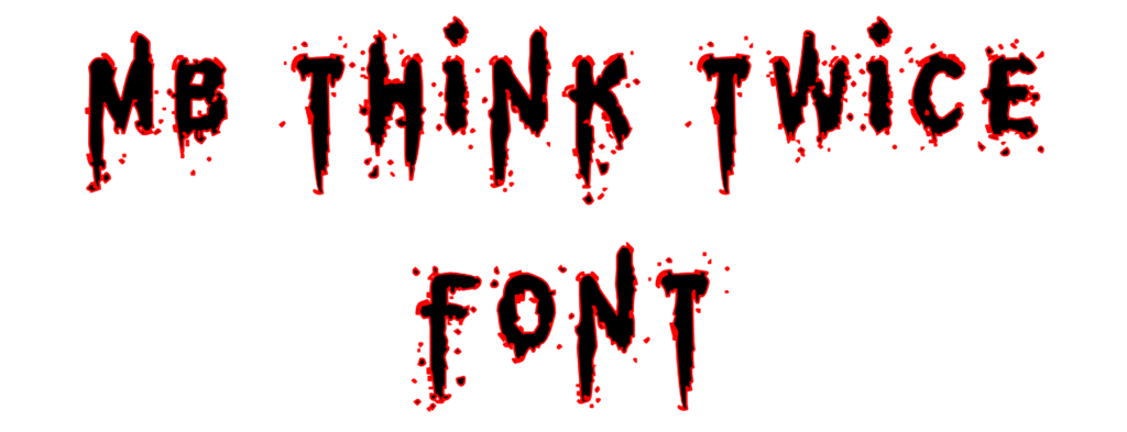 MB Think Twice Font download