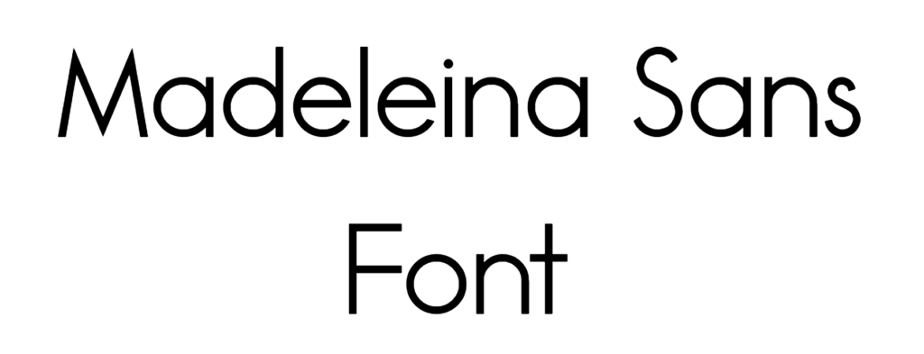 Madeleina Sans Font download