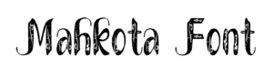 Mahkota Font free Download