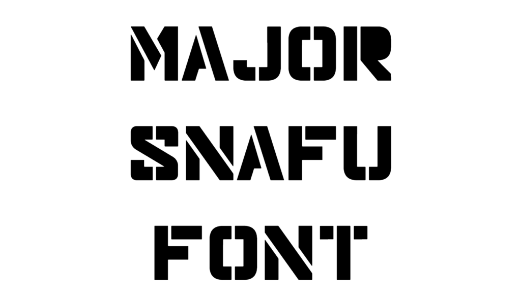 Major Snafu Font download