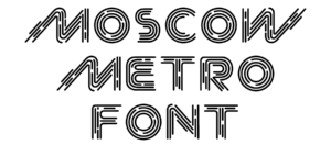 Moscow Metro Font Download