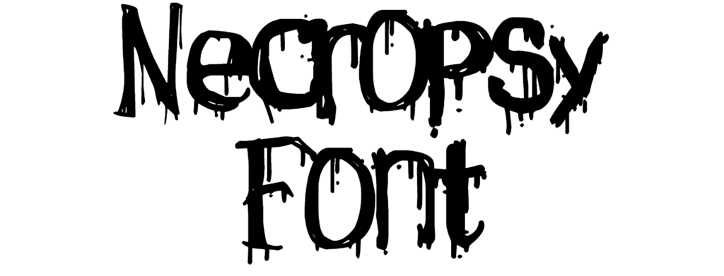 Necropsy Font download