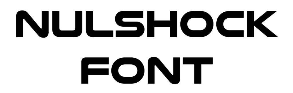 Nulshock Font download