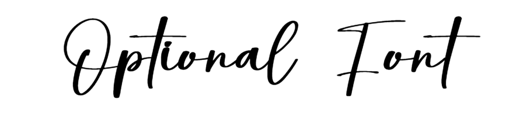 Optional Font download